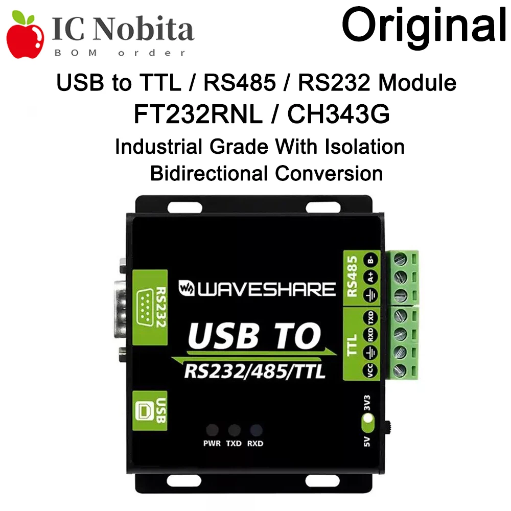 USB to TTL / RS485 / RS232 Converter Module – FT232 USB to Serial Adapter for Reliable Communication Industrial Grade Isolated