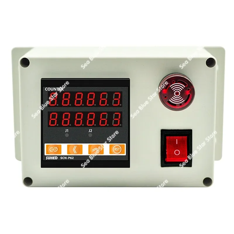High Precision Roller Type Electronic Digital Display Pulse Meter Industrial Automatic Coder Code Meter Wire Rope Encoder