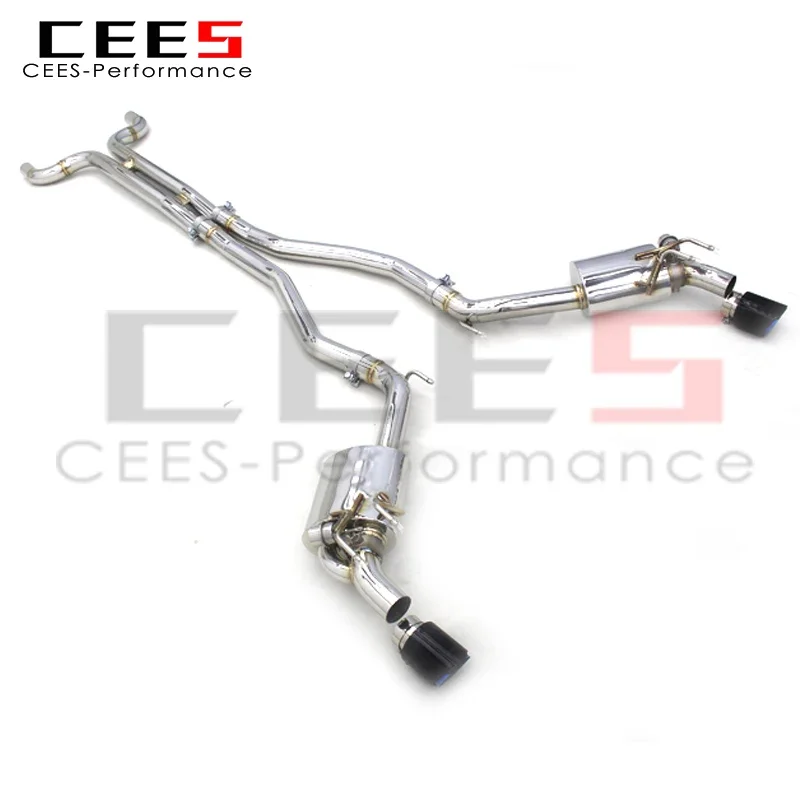 CEES Valve Catback System for Chevrolet Camaro 3.6/6.2 2010-2017 Stainless Steel Racing Sport Car Exhaust Pipe Muffler Assembly