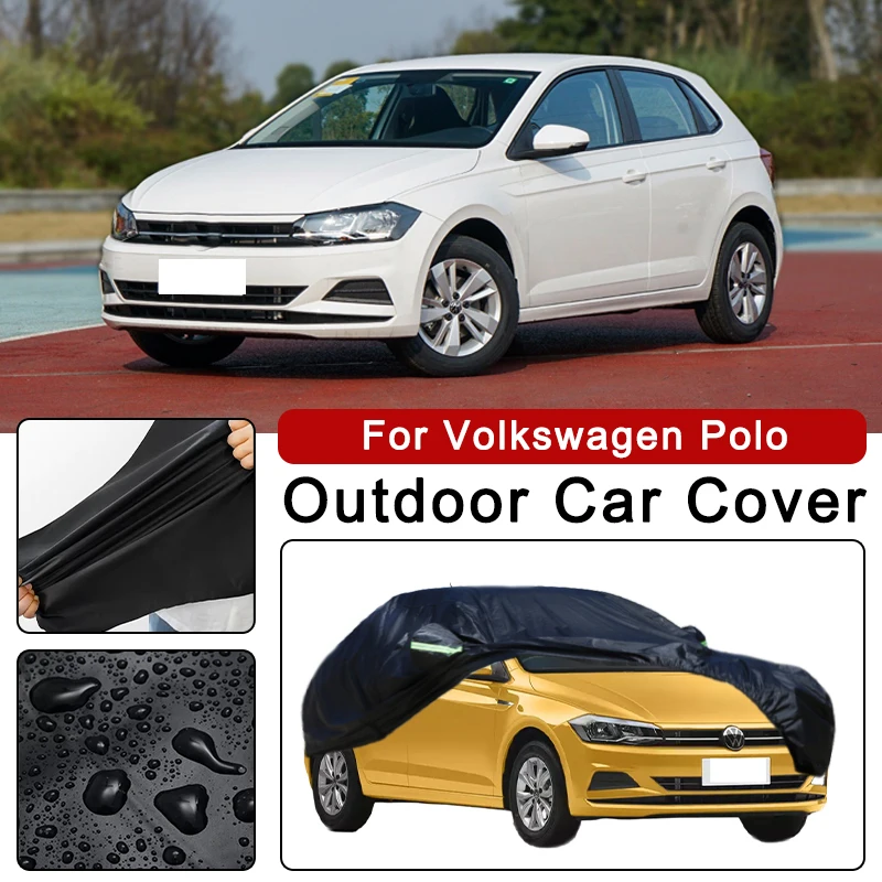 

Outdoor Car Cover Waterproof Dustproof UV Sun Protection, Full Car Protector Exterior Parts For Volkswagen Polo MK4 MK5 MK6