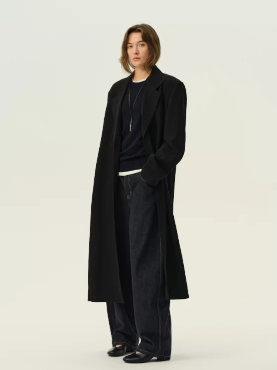 The new 100% wool pullover in autumn and winter has a loose and high-grade feeling for women.
