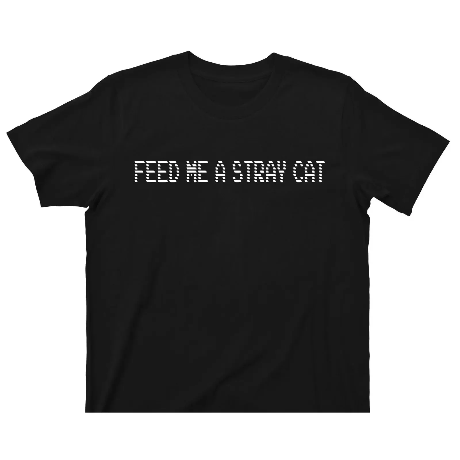 Feed Me A Stray Cat T Shirt  vintage Washed Versatile Top For Everyday Wear Stylish Comfortable fashion Casual Breathable