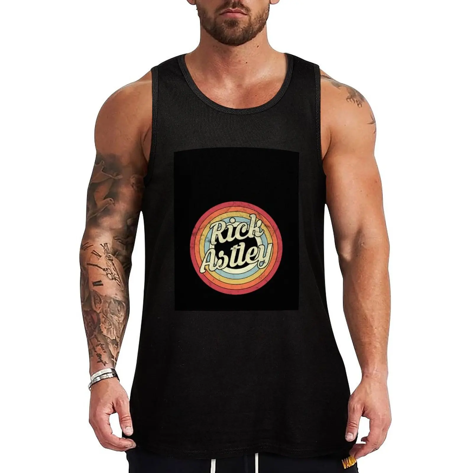 Rick Astley Tank Top Thin Cool Tank Top Summer Breathable Sleeveless Shirt