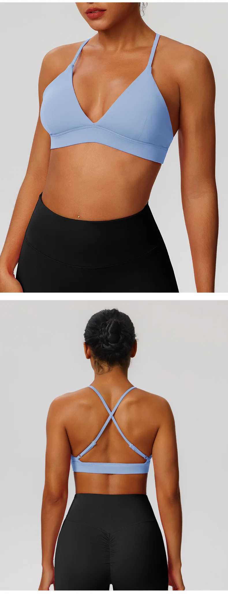 Tight Yoga Bra Women's Camisole Beautiful Back No Steel Ring Sports Bra Quick Drying Running Yoga Clothes Fitness Chest Pads