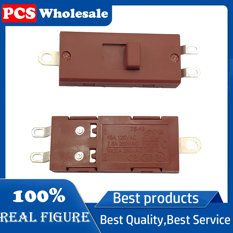 TS-13 toggle switch 10A 250V hair dryer power sliding switch for curling hair 3 pin 2nd position 26*11mm