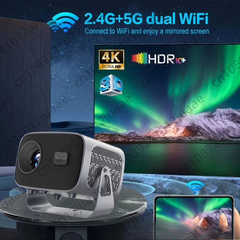 Electric Focus A10 4K HD WiFi Android Smart Cinema Gimbal Projector