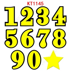 0-9 Numbers New Wooden Cutting Dies Suitable for Common Mold Scrapbook Machines on the Market