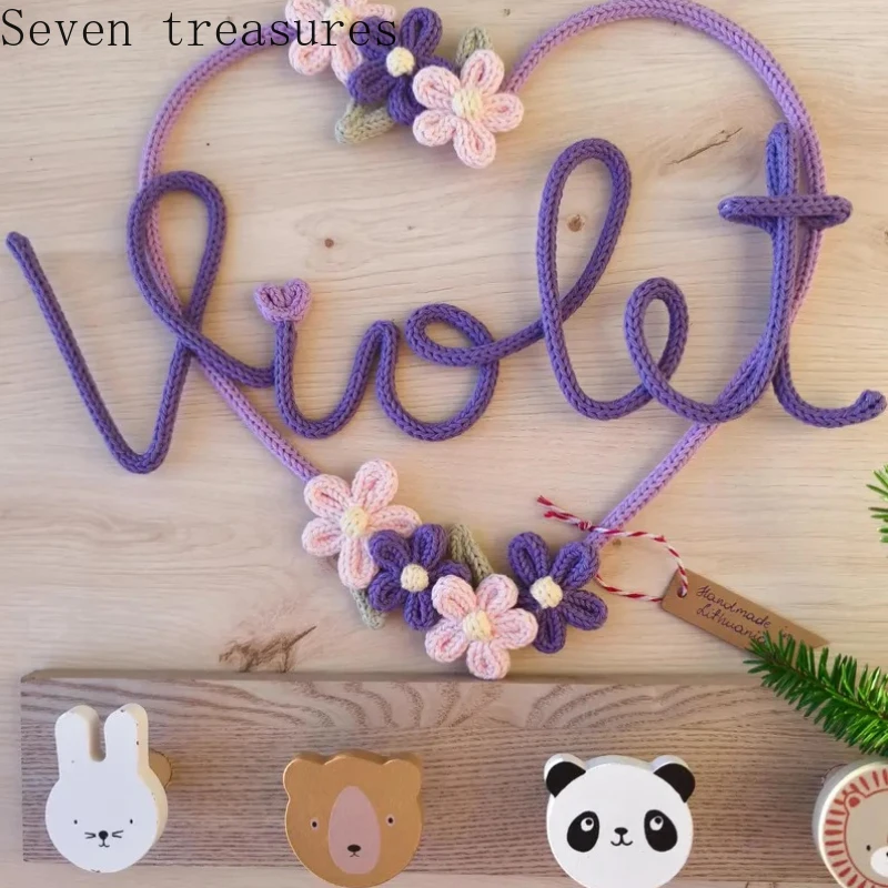 

Custom Handmade Alphabet Heart Flower Wall Decor Perfect for bedrooms, living rooms, dorm rooms, and party decorations