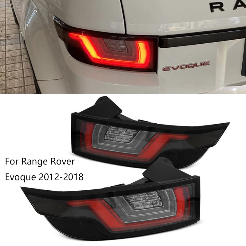 2 قطعة مصباح ليد خلفي ديناميكي لاند روفر رينج روفر إيفوك 2012-2018 بدوره إشارة عكس تشغيل مصباح مكبح