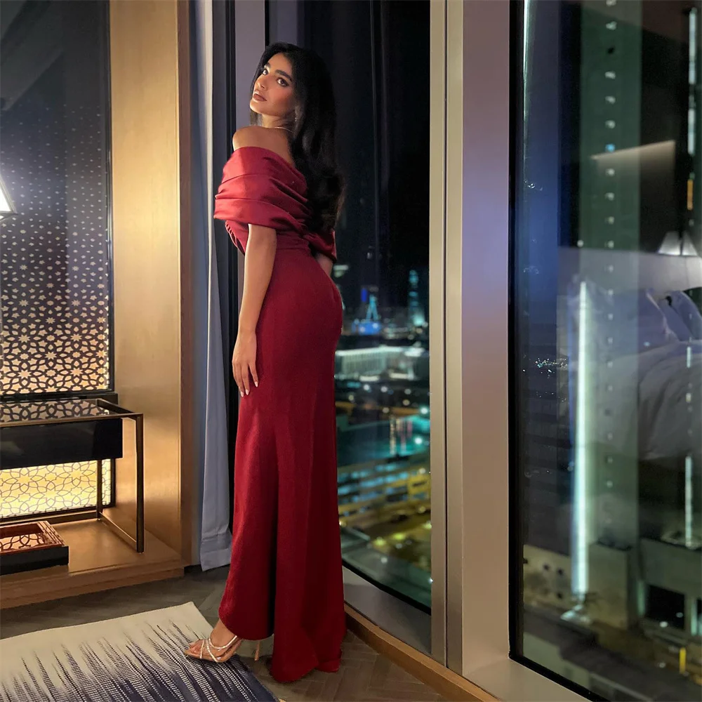 MOBUYE-Robe de Bal Fendue et Élégante pour Femme, Tenue de Soirée à la Mode Arabe de Dubaï, 2024