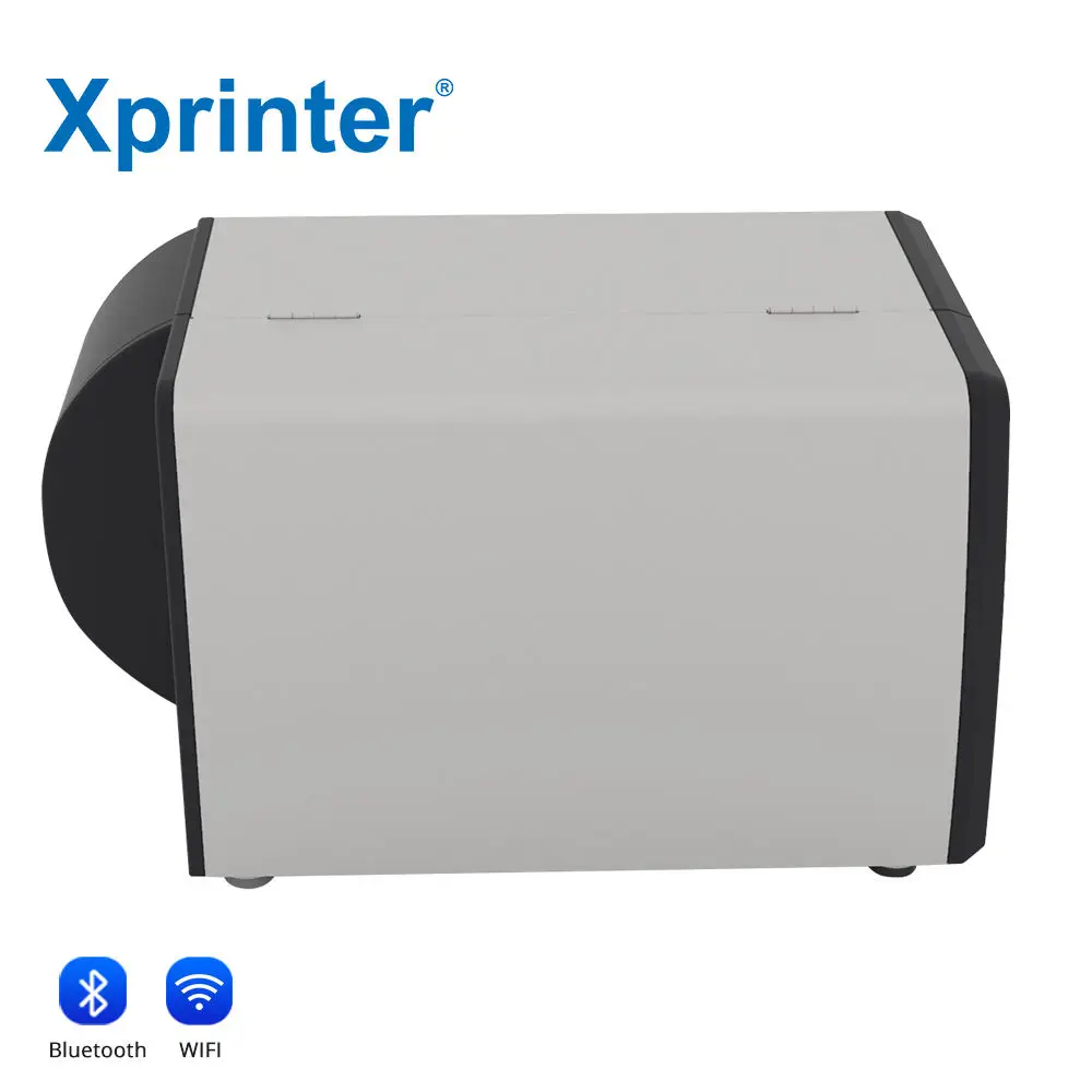XP-G480E Mini Direct Thermal Barcode Printer with USB Interface 300DPI Visual Window for POS Packaging Labels and Thermal Paper