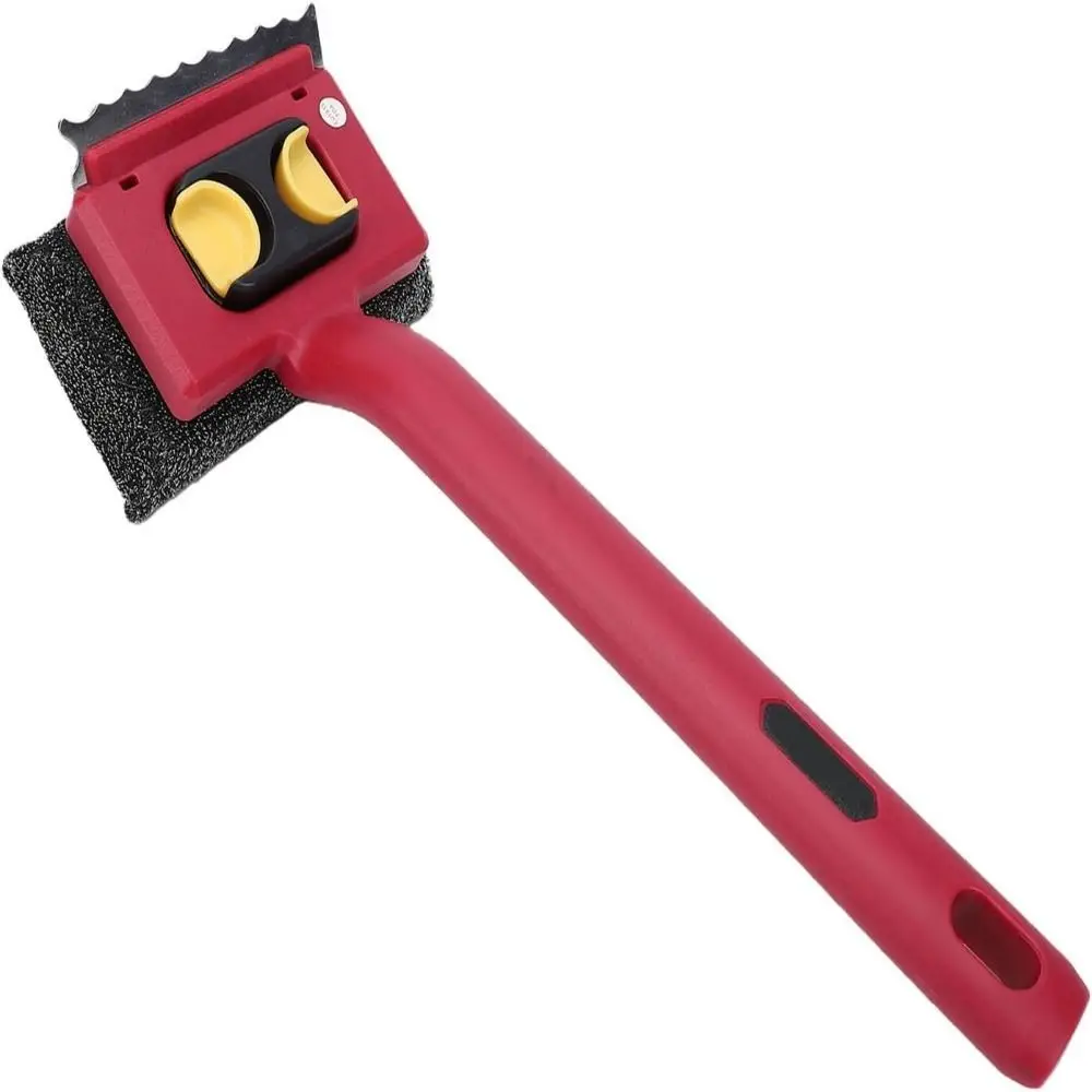 Safe Removable Head Bristleless Brush Detachable Scrub Heads Durable BBQ Grill Scraper Cleaning Tool Hiking