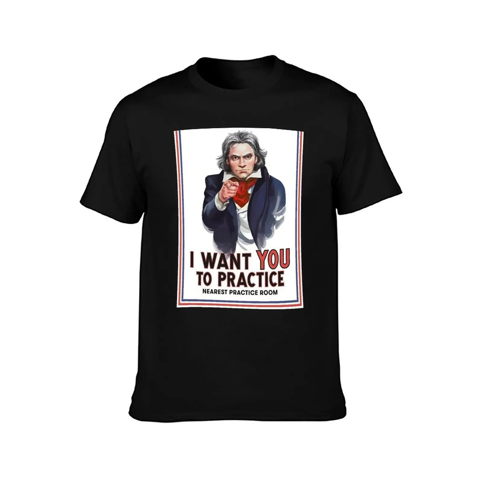 Beethoven T-Shirt Casual Streetwear Short Sleeve Tee T-Shirt