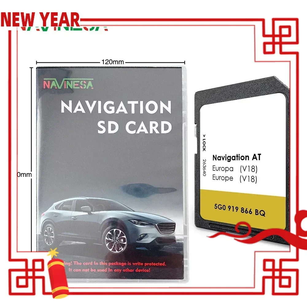 

AT V18 Discover Media MIB1 Navigation for Golf all variants 2013 2015 Map UK GB Europe Ireland Sat Nav SD Card One Day Delivery