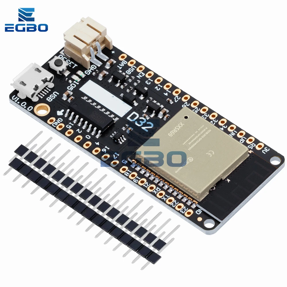 1 ~ 8 قطعة لـ LOLIN D32 V1.0.0 - Wifi + لوحة بلوتوث على أساس ESP-32 Esp32 ESP-WROOM-32 فلاش 4 ميجابايت متوافق مع Arduino MicroPython
