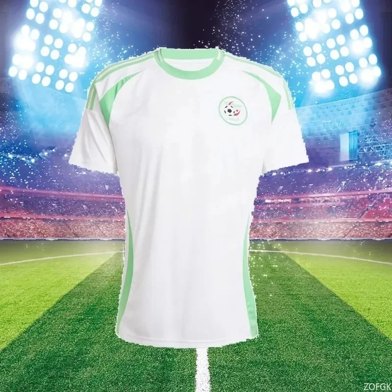 2025 Algeria Football Set 3D Printed T-shirt for Fans, Men's and Women's Clothing Top, Football Suit