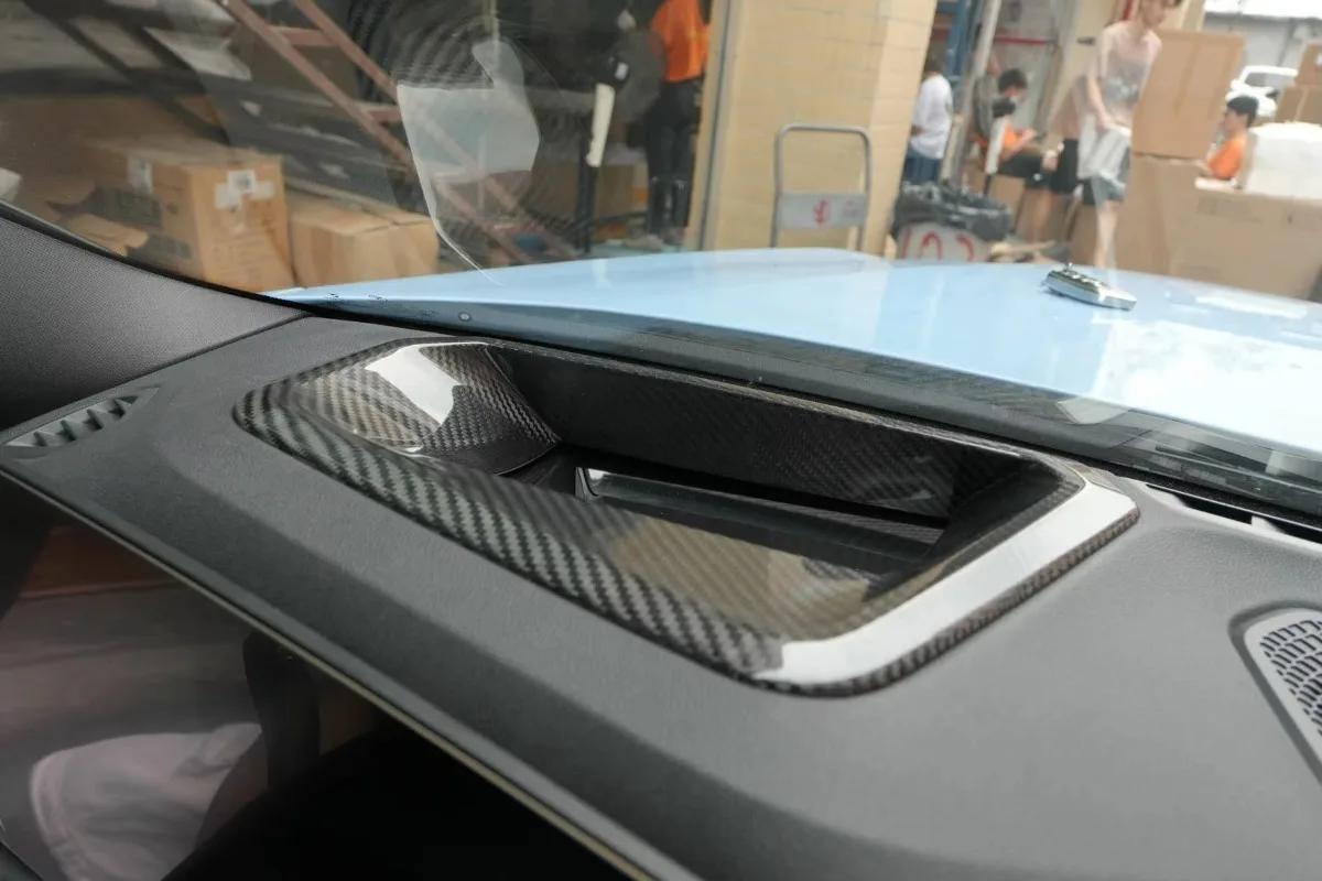 Dry Carbon Fiber Heads-up Display Frame Patch (HUD) Fit for BMW M3/M4 G80/G82/G83 M340i/M440i