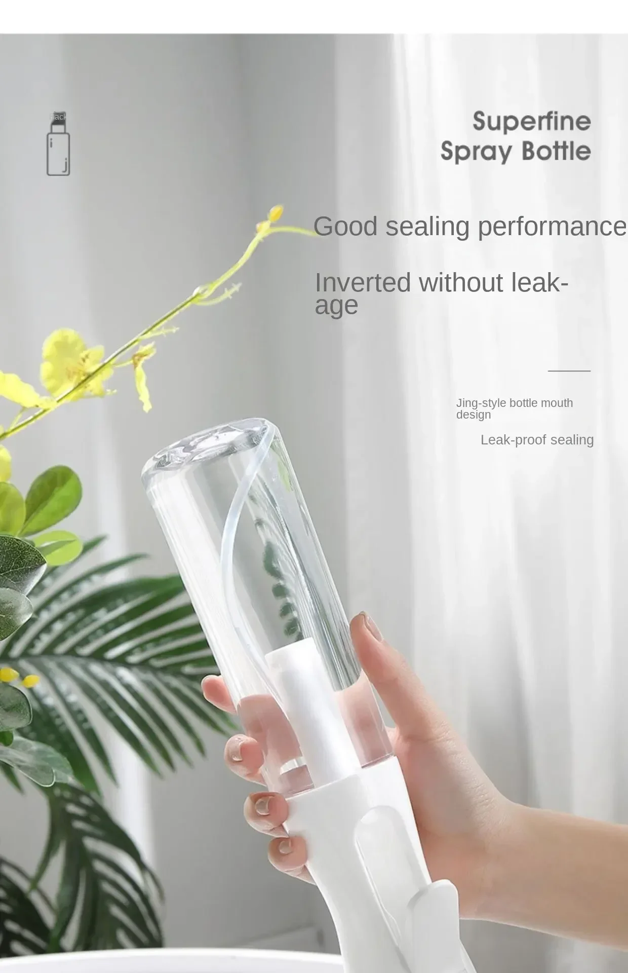 200/300/500ml Kontinuierliche Sprühflasche für Haare – Nachfüllbarer automatischer Wassersprüher für Salon, Friseur & Haarstyling-Werkzeuge – Detail 8
