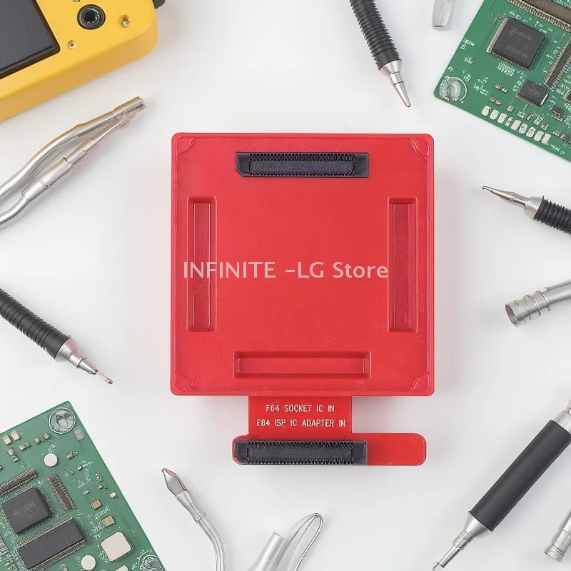 

Коробка Expert F64 ISP MiPitester MiPi для АДАПТЕРА EMMC ISP MINI и GEAR 2. Поставляется с профессиональными инструментами для ремонта ICfriend.