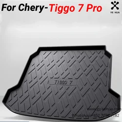 For Chery Tiggo 7 pro Chery Tiggo 7 2020 2023 Car trunk mat Automotive interior products Waterproof trunk mat Automobiles Parts