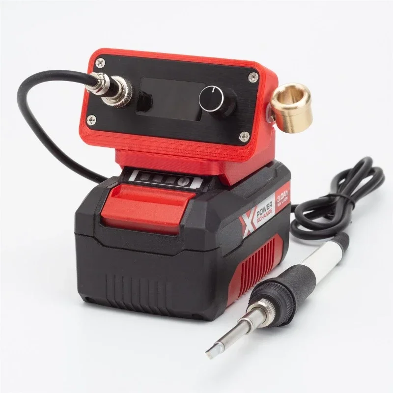 For Ozito18V Lithium Battery OLED T12 Cordless Portable Soldering Iron Station  Electric Welding iron Solder