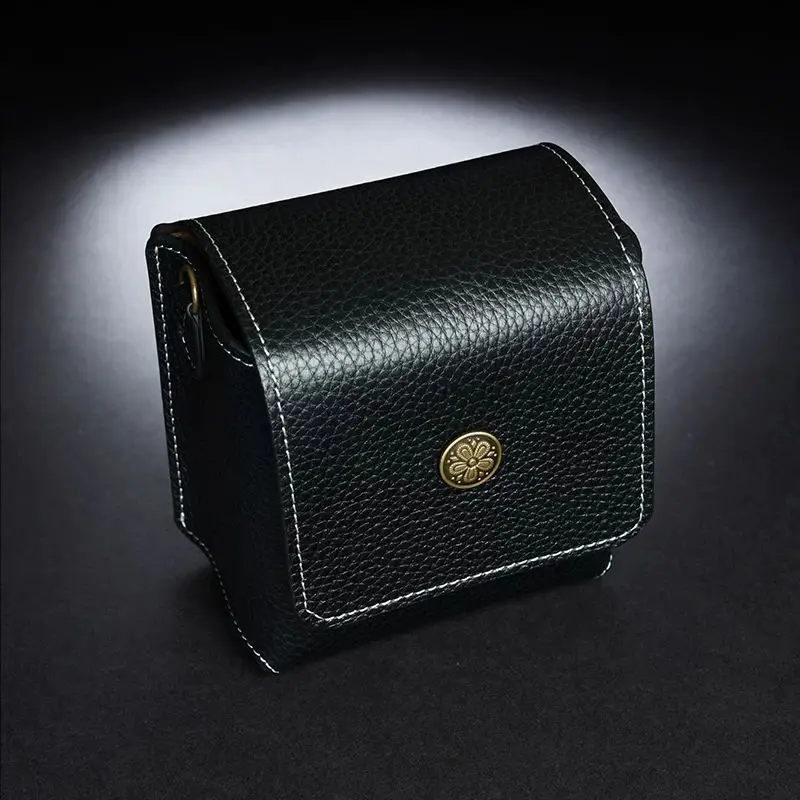 camera digital back genuine leather protection flap bags A12 A16 A24 A16S C12 C24 black brown vintage Convenient storage handbag