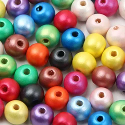 10-50pcs 10/15mm Natural Wooden Beads Round Loose Spacer Wood Beads For Jewelry Making Bracelet Necklace Diy Accessories