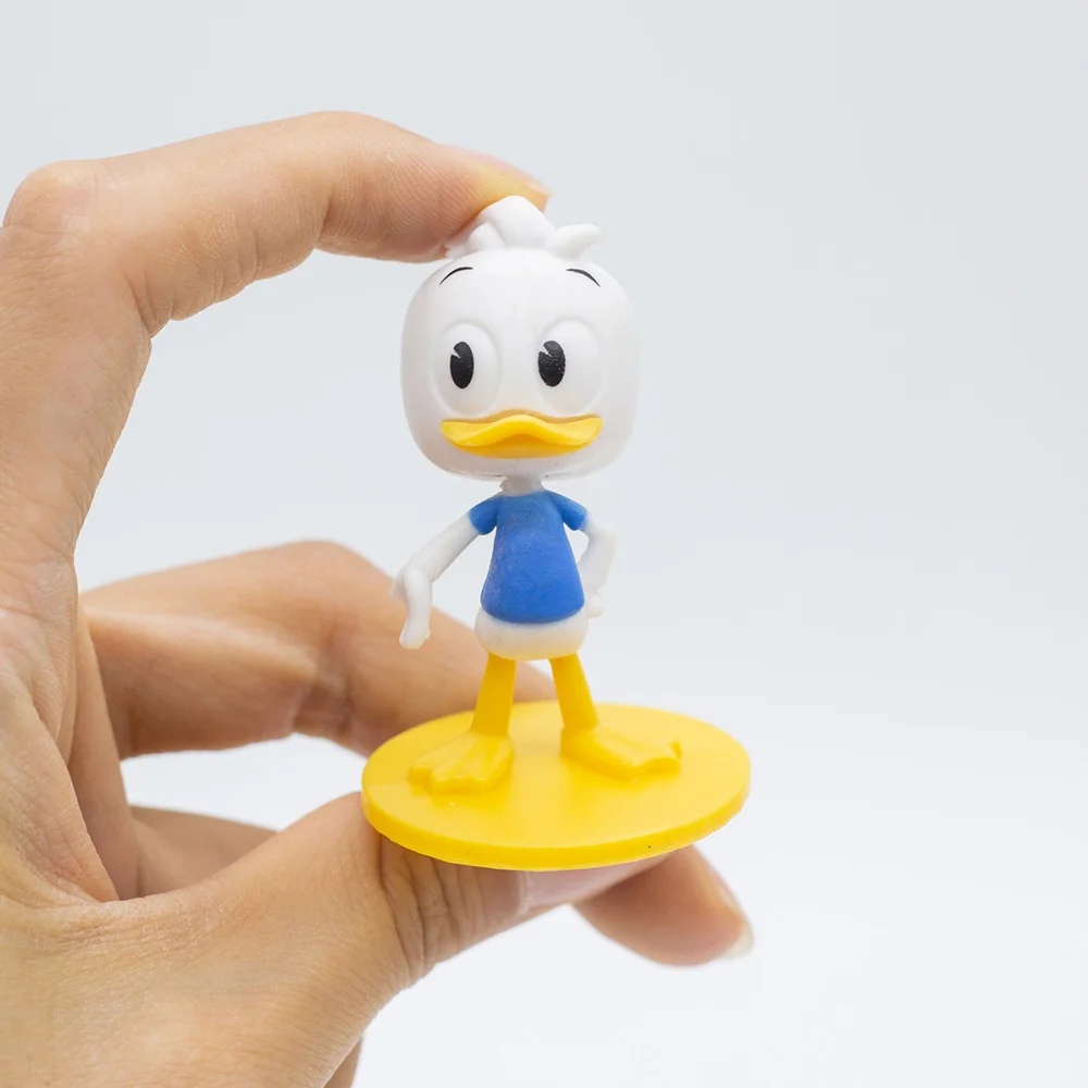 Disney DuckTales Donald Duck Launchpad McQuack Huey Dewey Louie Cuckoo-loca Doll Gifts Toy Model Anime Figures Collect Ornaments