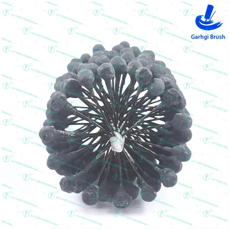 

Гибкие хонинговальные щетки 77 мм из карбида кремния, абразивный шариковый инструмент для хонингования тормозных цилиндров, гидравлических клапанов, направляющих, алюминия, для станков с ЧПУ