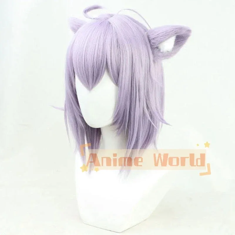 2025 11 Virtual YouTuber Hololive Nekomata Okayu Cosplay - + ذيل الهالوين عيد الميلاد امرأة الرجال الكبار شعر مستعار