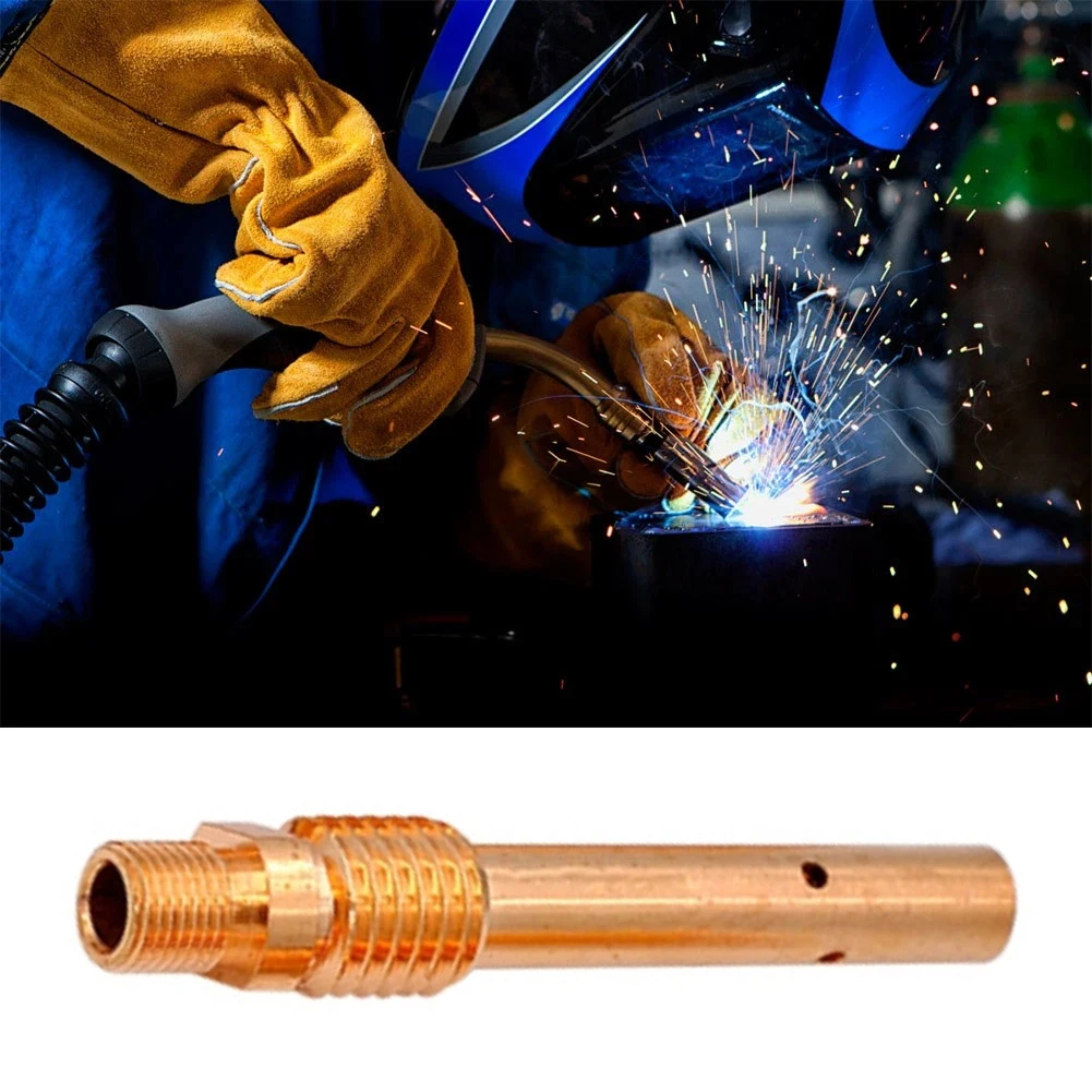 Industrial Consumables Contact Tips Holder MIG MAG Welding Airtightness Ensured Optimal Performance Copper Contact Tips Holder