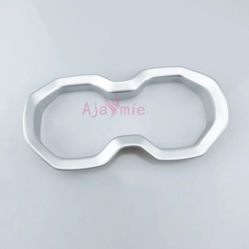 For Jeep Renegade 2016-2018 Interior Water Cup Holder Cover Moulding Trim Stickers ABS Frame Chrome Car Styling Accessories view 4