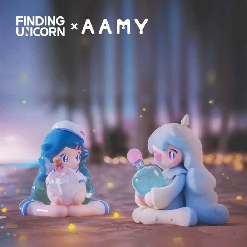 Finding Unicorn Aamy Mind of The Sea Series Mystery Box Anime Original Figure Collection Model Desktop Ornaments Doll Toys