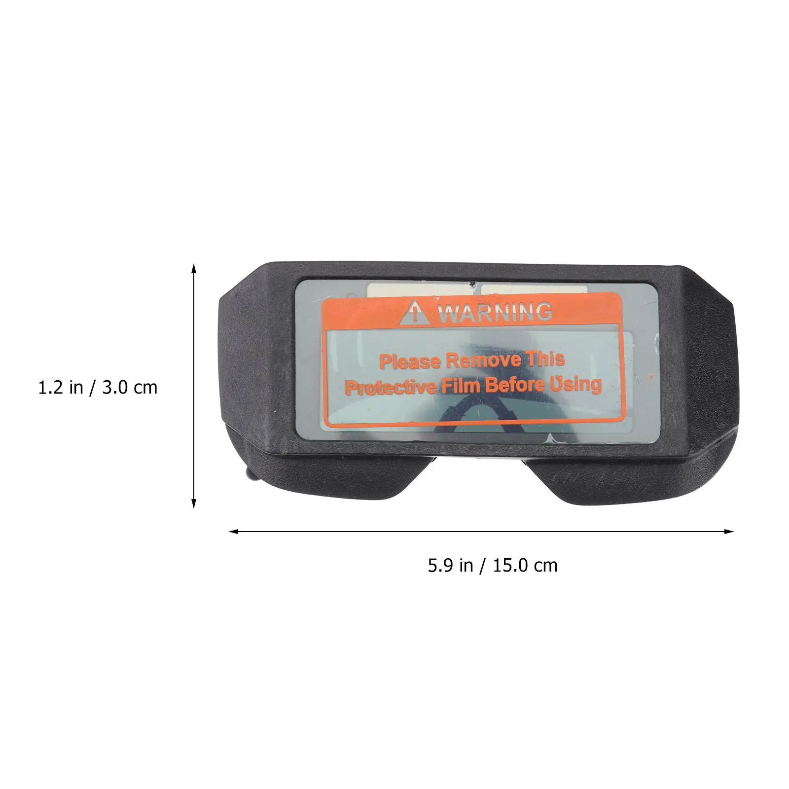 Auto Darkening Welding Goggles Solar Powered Large Viewing Area Wide Side Range Comfortable Rubber Padding Anti Glare Uv Ir