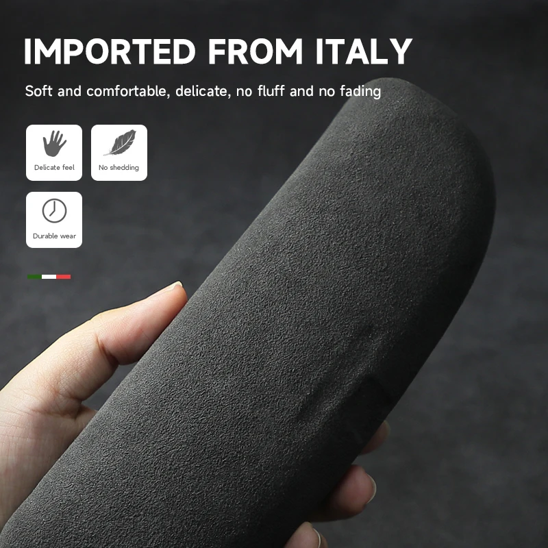 Italy Super Suede Glasses Case for Mercedes Benz C E R Class W203 W204 W212 ML GLK Car Sunglasses Storage Box Trim Accessories