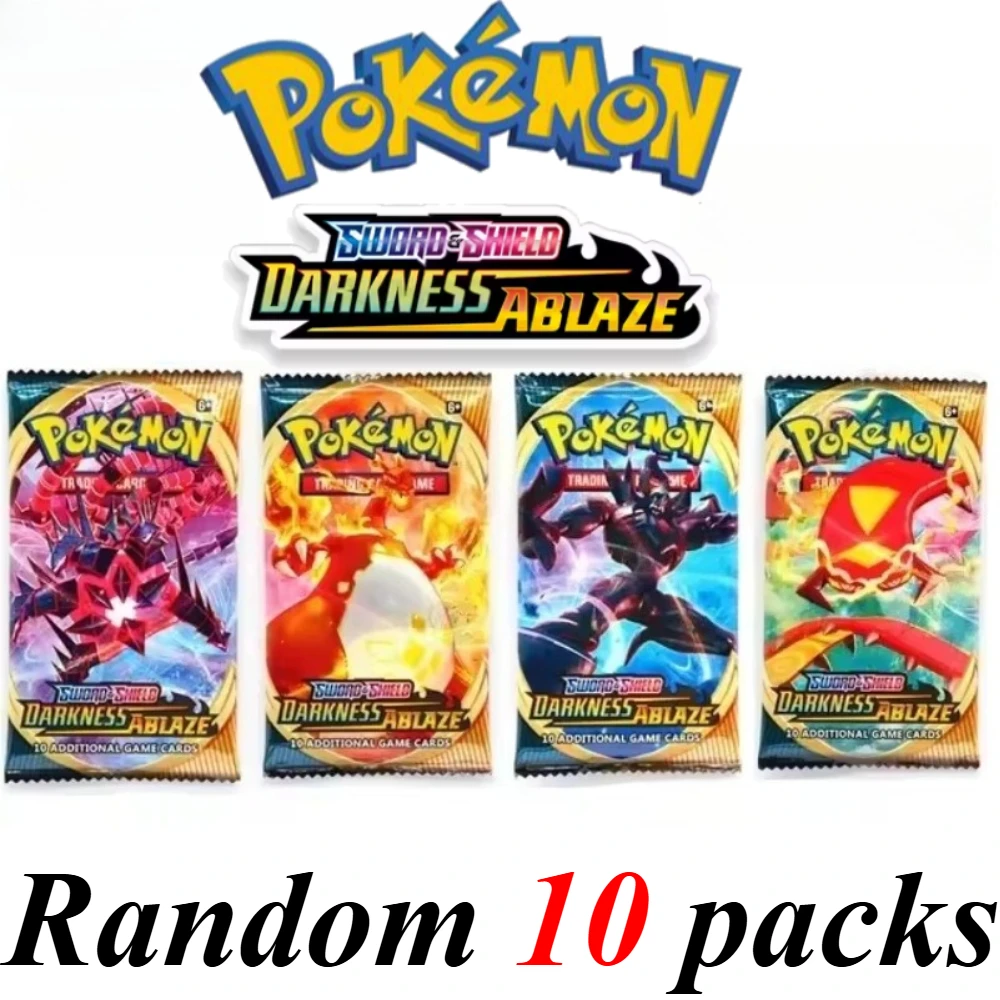 Pokémon-kaarten 9+1 per verpakking TCG Mega Evolution Phantasmal Flames Booster Box Trading Card Game Collection Set Engelse Pokémon
