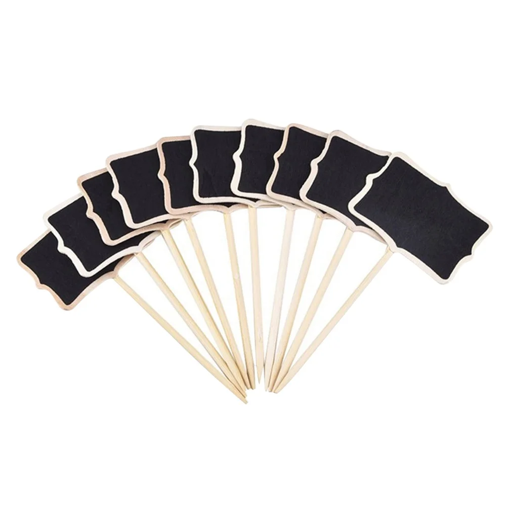 

20 Pcs Blackboard Signs Writable Plant Labels Message Boards Insert Tabs for Decor Mini Chalkboard Signs Craft
