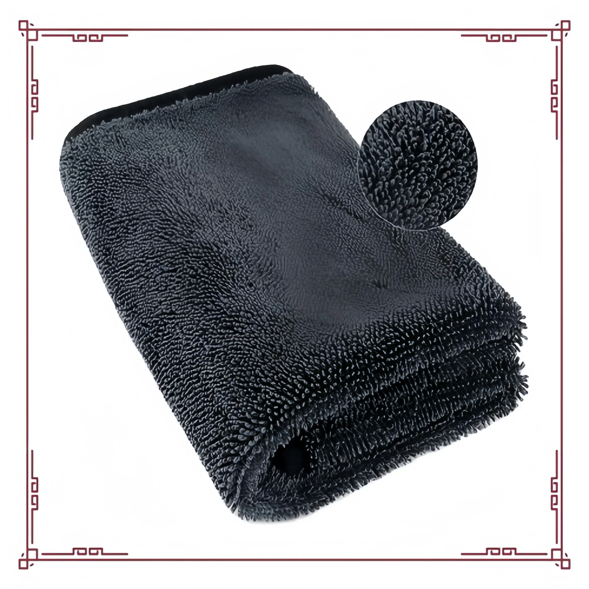 

Полотенце из микрофибры XL 35x24 дюйма, 600GSM — супервпитывающее, безворсовое, для сушки и детализации автомобилей