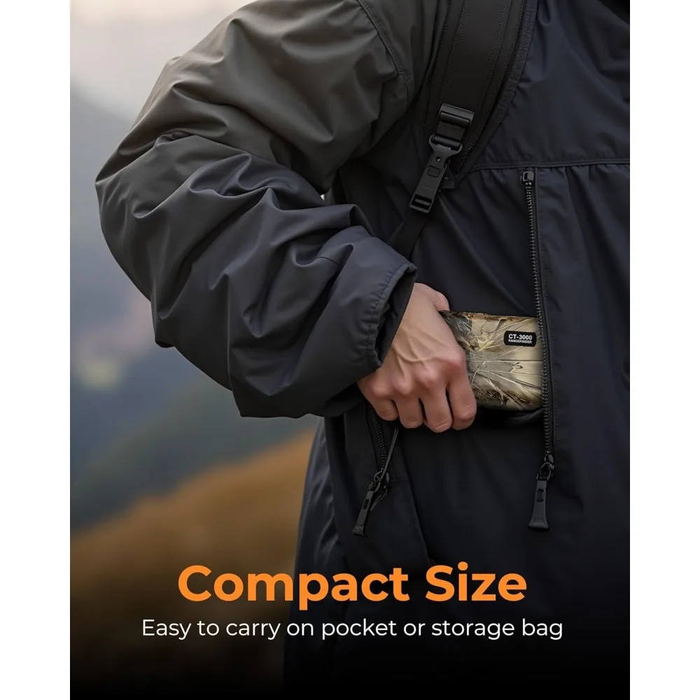 قابلة للشحن الصيد الليزر Rangefinder 3280 ياردة 6X التكبير مع المنحدر المسافة زاوية سرعة المسح مقاوم للماء كامو #6