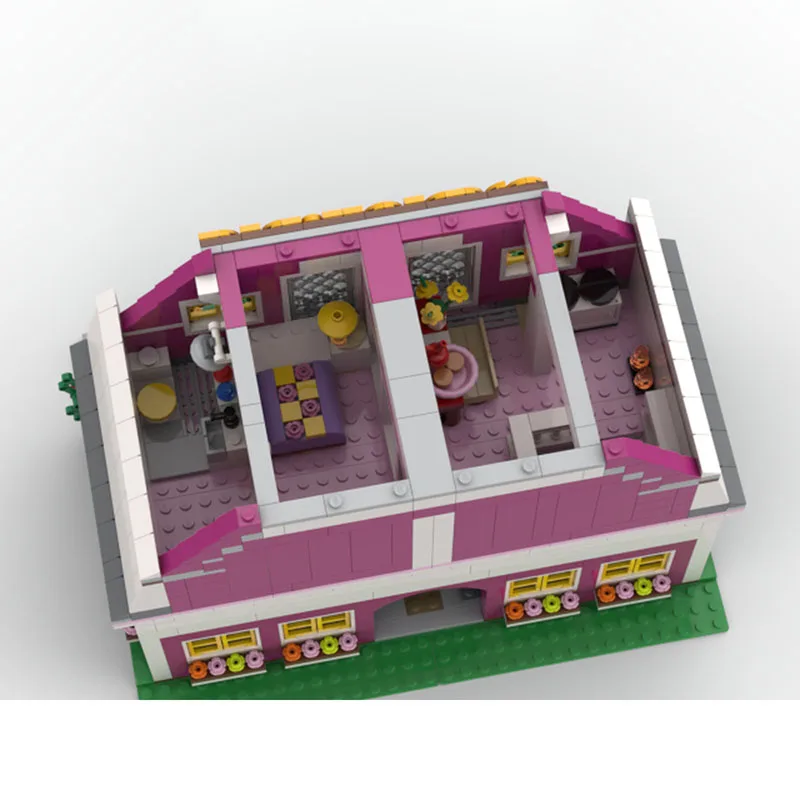 Bloc de construction MOC, nouveau produit exquis, version d'extension, technologie Sunshine Ranch, jouet modulaire pour enfants, assemblage à monter soi-même