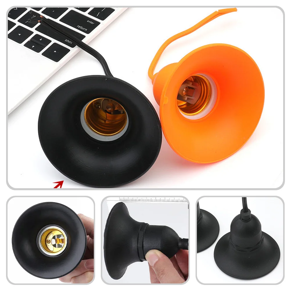 

2 Pcs Waterproof Lamp Holder Light Sockets for Bulbs Ceiling Replacement Fixture