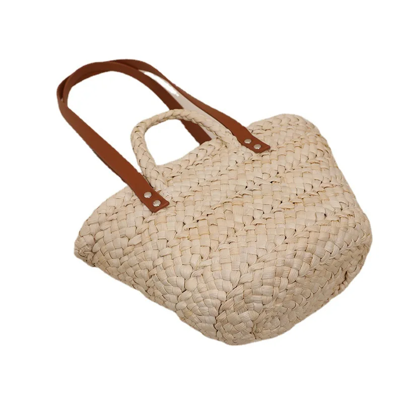 Straw Basket Tote Crossbody Bags for Women Small Wallet Handbag Ladies Rattan Woven String Shoulder Bag