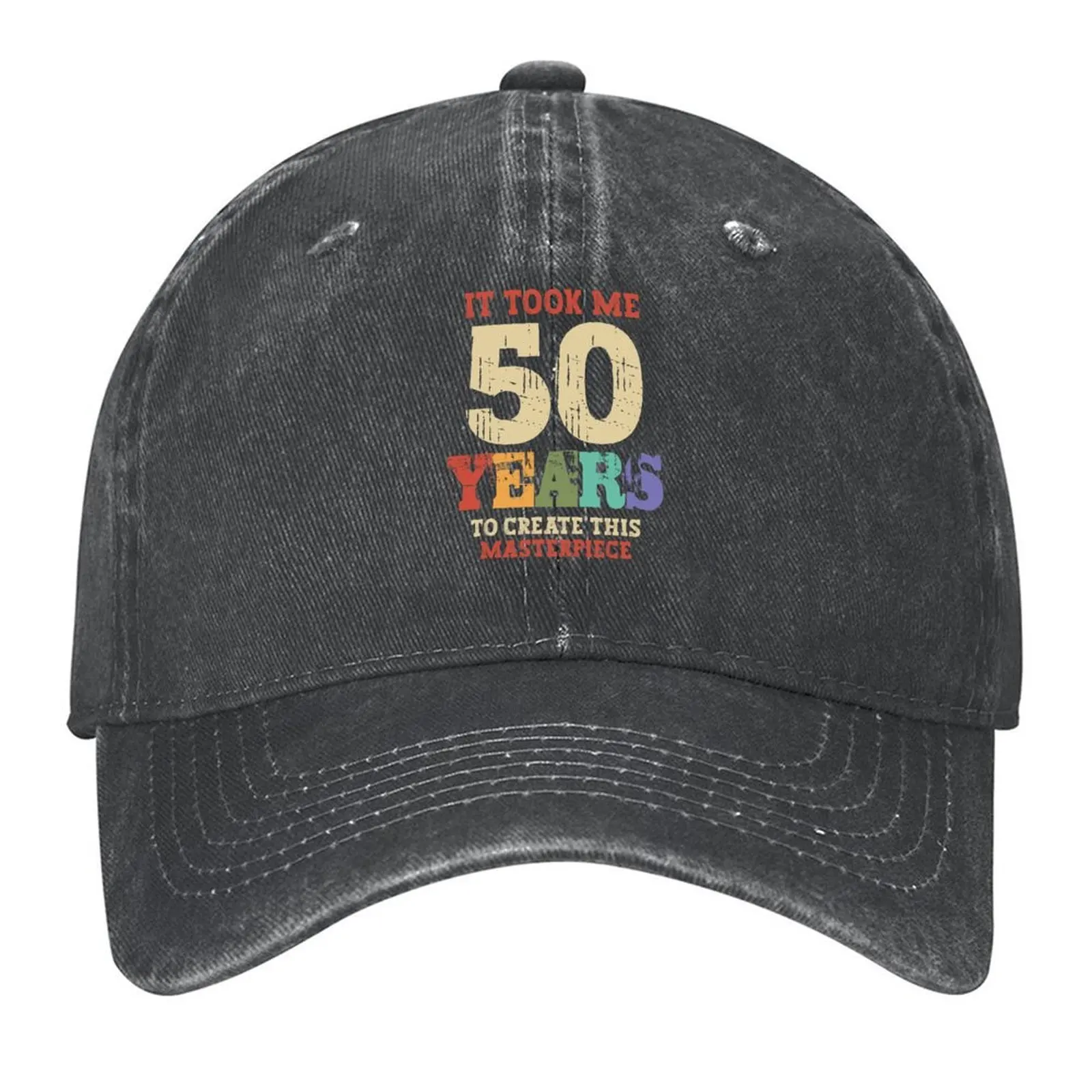 

It Took Me 50 Years Old - 50th Birthday Baseball Cap Golf Wild Ball Hat Golf Hat Snapback Cap Hats For Women Men's