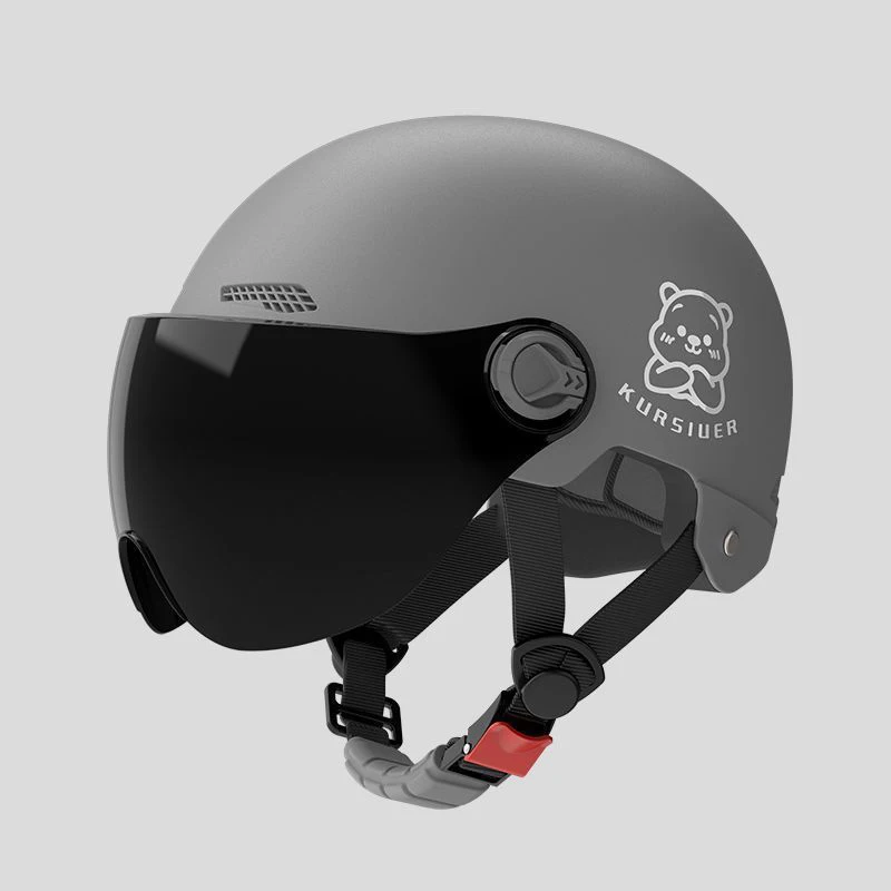 1 Pcs Battery Motorcycle Summer Universal Four-season Sun Protection Safety Helmet Half Helmet Electric Car Women's Helmet