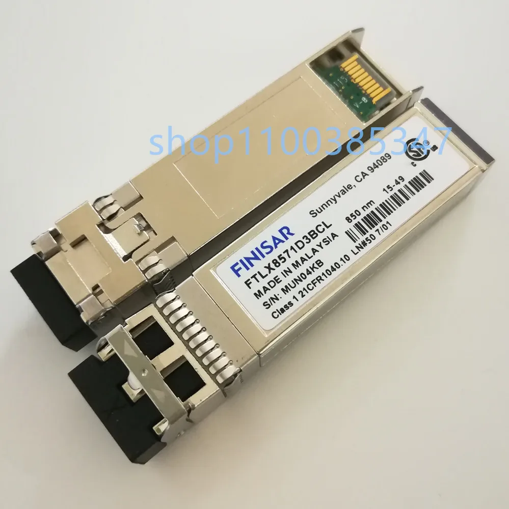 Finisar 10g optical fiber SFP/FTLX8571D3BCL/SR 850NM 10G fiber optic network module/Network adapter Switch Optical fiber module