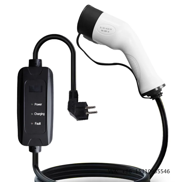 7kw Type2 EV Charger 7KW AC Charging Point IP66 EV Portable Charge EV Charger  cable AC for Electric Car