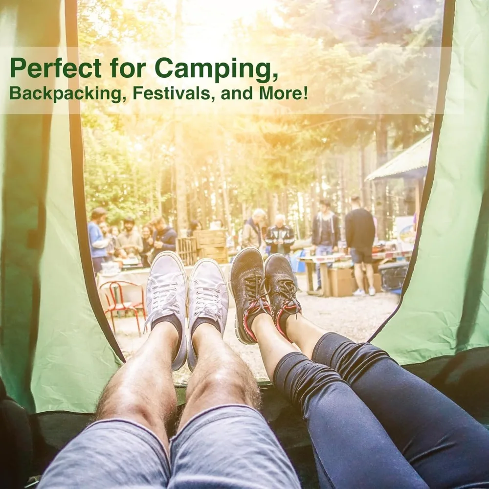 خيمة مقاومة للماء مناسبة لجميع المواسم تتسع لـ 5-6 أشخاص للتخييم والاستخدام الجماعي ومأوى الطوارئ ودعم بدون منزل #6