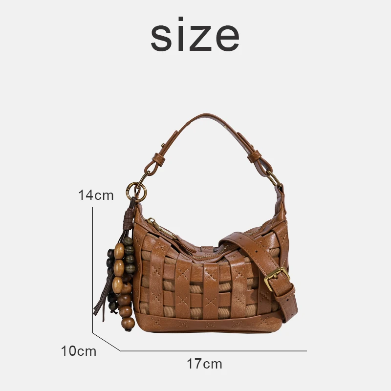 Мини-сумки-бродяги ручной работы для женщин, роскошные дизайнерские сумки-кошельки 2025 года, новинка из искусственной кожи, винтажные с внутренним карманом, верхней ручкой на плечо