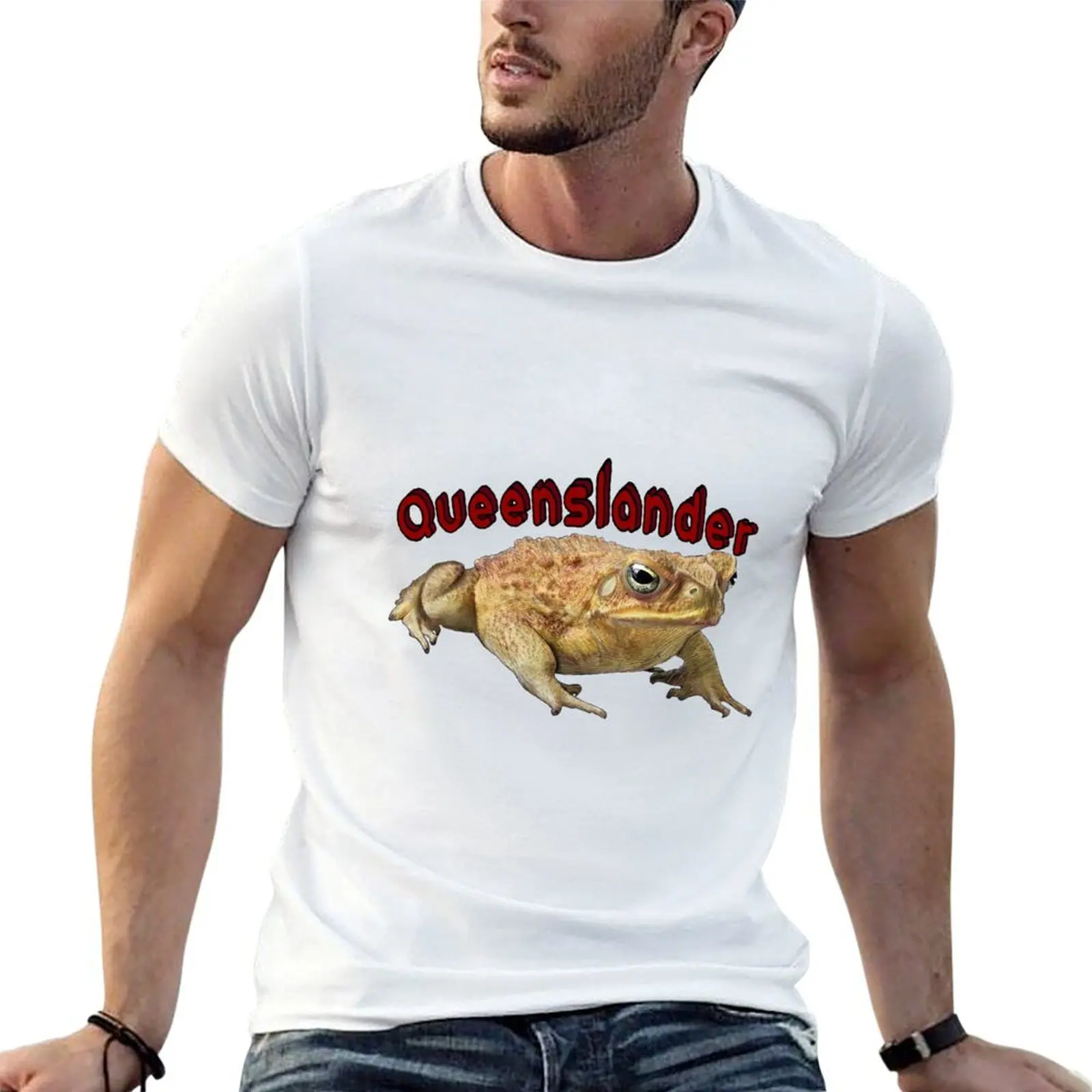 Queenslander, T-Shirt oversized t shirt kawaii clothes tshirts for men