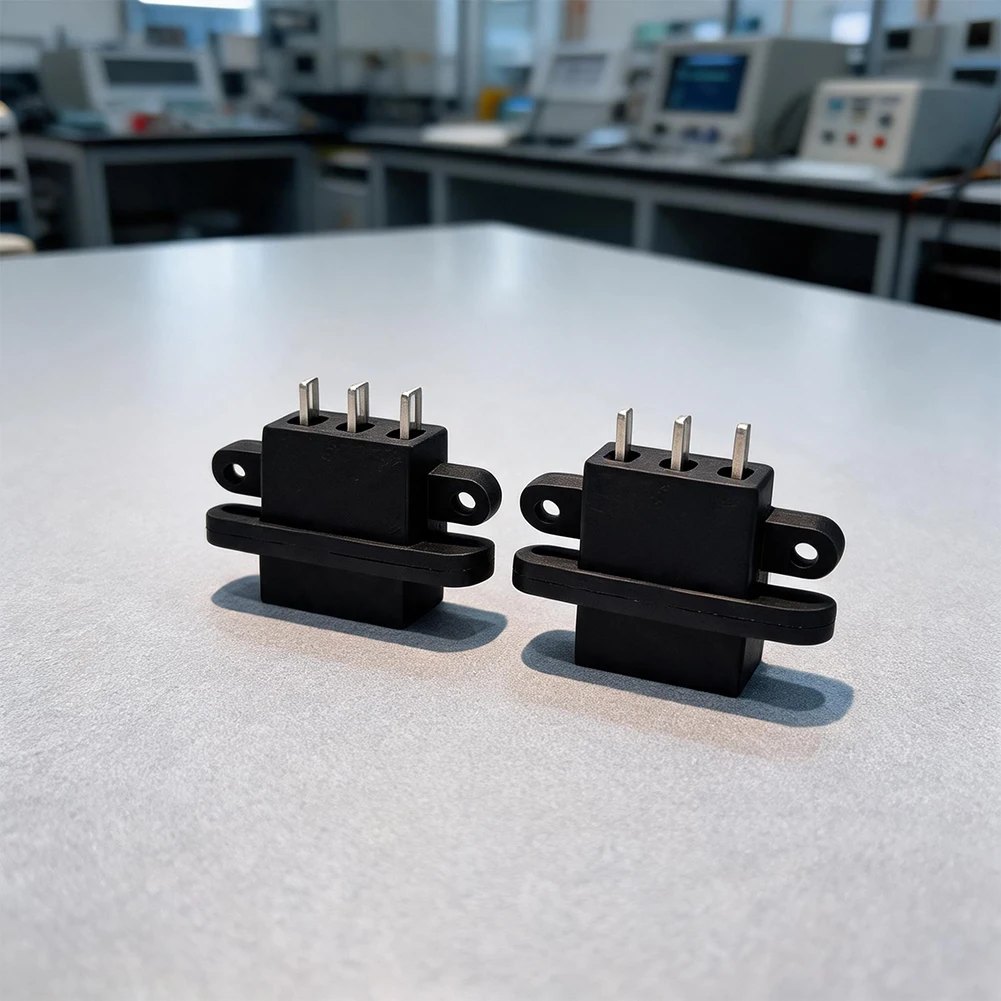 Scooter Power Connector Nylon Construction Black Color Suitable for Battery Car and Electric Bike Connectors Scooter